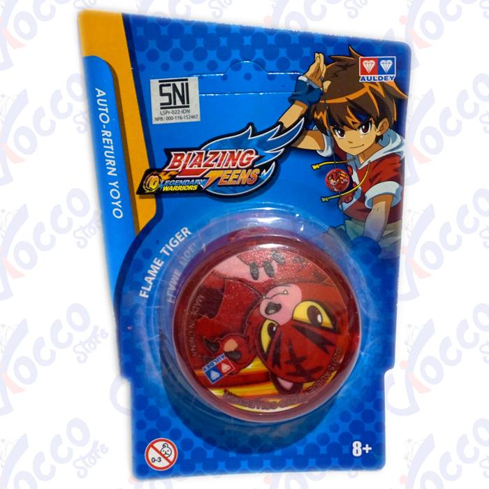 Gambar Yoyo Blazing Teens Auto Return Basic Plastic Series [AULDEY] - Flame Tiger dari Giocco Store undefined Tokopedia