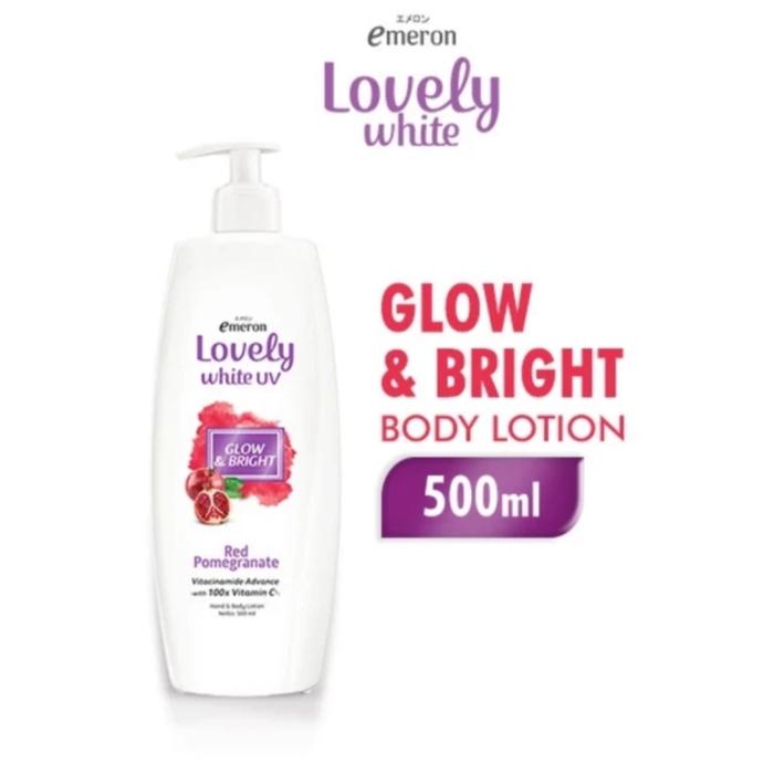 Gambar Emeron Lovely White UV Hand Body Lotion 500ml - red pomegranate dari Semarang Skincare undefined Tokopedia