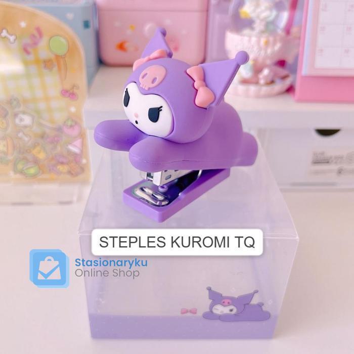 Gambar STAPLES SANRIO TQ | STEPLES SANRIO | CETREKAN | STEPLES SANRIO | STAPLER KERTAS SANRIO | STAPLER | STEPLES | CETREKAN | PENJEPIT KERTAS SANRIO | KUROMI | HELLOKITTY | MELODY | POMPOMPURIN | CINAMORROL | WHITE DOG | KMK Berkualitas - KUROMI TQ dari Stationaryku_NEW undefined Tokopedia