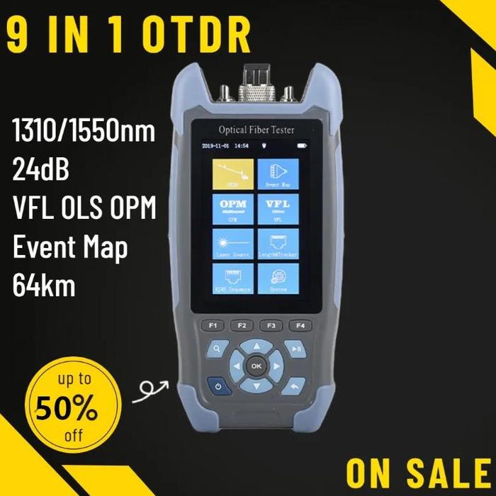 Gambar Pro Mini OTDR active fibe Fiber Optic Reflectometer 980rev with VFL O dari Note Protocol undefined Tokopedia