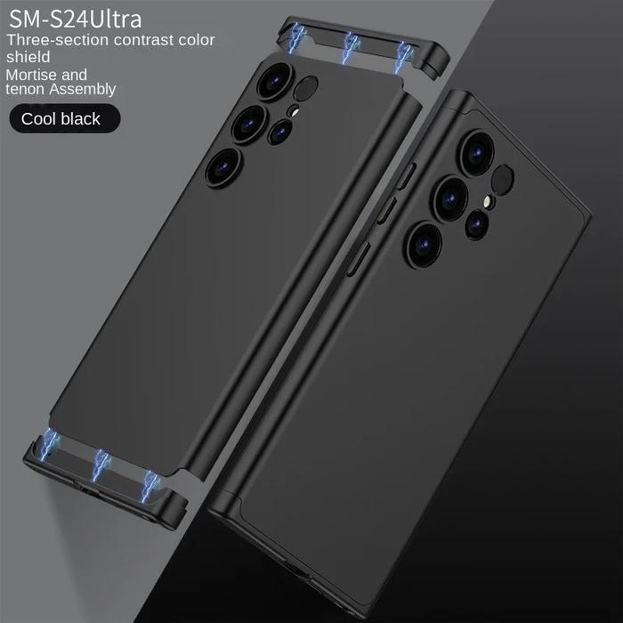 Gambar Samsung S24 Ultra Case GKK 360 Super Slim Matte Thin Fit Casing Cover Galaxy S24Ultra 5G - BLACK dari i-case undefined Tokopedia