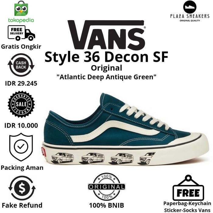 Jual Sepatu Vans Style 36 Decon SF Atlantic Deep Antique Green