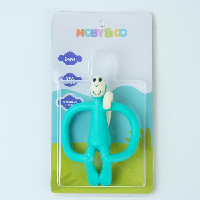 Gambar Moby&Co Monkey and Banana Teether | Teether Monyet dan Pisang untuk Bayi, Gigitan Gigi Bayi, 6mo, BPA Free - Green dari Moby&amp;Co undefined Tokopedia
