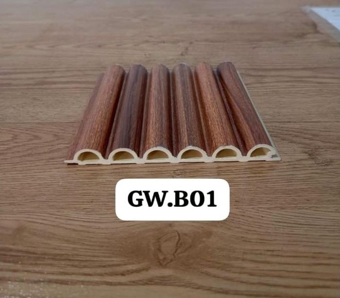 Gambar WPC PANEL DINGING LENGKUNG PANJANG 290CM LEBAR 16CM - GW-B01, 95CM dari BORNEO PLASINDO undefined Tokopedia