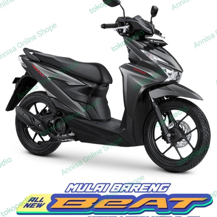 Gambar NEW BEAT SPORTY CBS ISS DELUXE - Hitam dari Annisa Online Shope undefined Tokopedia