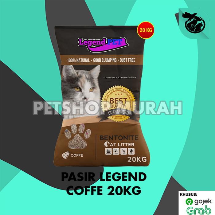 Gambar GOSEND Pasir Kucing Legend Gumpal Wangi Clumping Bentonite 20 Kg - COFFEE dari CV PERMATA SAHABAT MAJU undefined Tokopedia