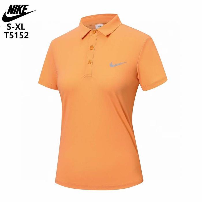 Gambar Kaos Olahraga Sport Polo Shirt Golf Wanita Dry Fit NK 2021 - Orange, XL dari SPORTSKINGDOM undefined Tokopedia