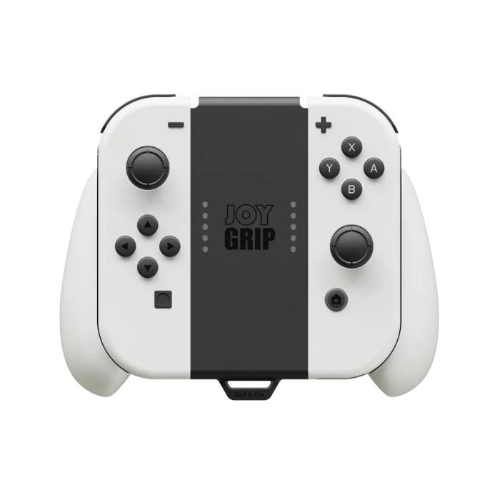 Gambar Skull & Co. Nintendo Switch JoyGrip V1 V2 OLED Joycon Charger JoyStick - White dari Rocket Games Kota Administrasi Jakarta Selatan Tokopedia