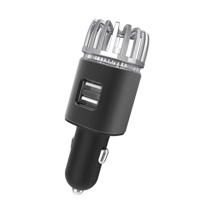 Gambar IONKINI Car Air Purifier JO-6291 Pembersih Udara 2in1 USB Charger - Black dari Gema Elektrindo undefined Tokopedia