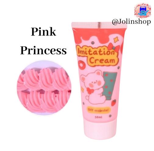 Gambar (No Spuit) Cream 50ml Liquid Clay DIY Hias Case Frame | Simulation Cream 50gr Garansi Jika Deco Kering. Cek Syarat dan ketentuan di deskripsi - #8 Pink Princes dari Jolinshopjakarta undefined Tokopedia