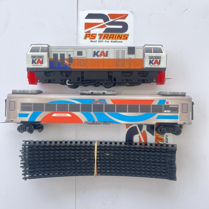 Gambar [EXCLUSIVE] RANGKAIAN MAINAN KERETA API CC206 LIVERY KAI EKSEKUTIF TAKSAKA NEW GENERATION - CLASS C dari PsTrains_NEW undefined Tokopedia