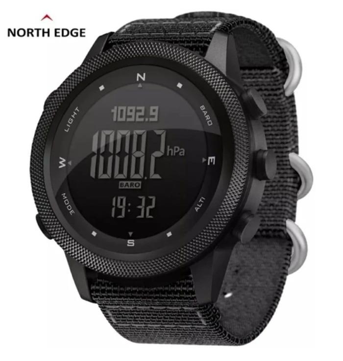 Gambar NORTH EDGE APACHE-46 Jam Tangan Pria Ukur ALTIMETER BAROMETER KOMPAS - TALI KANVAS dari NORTH EDGE OFFICIAL STORE undefined Tokopedia