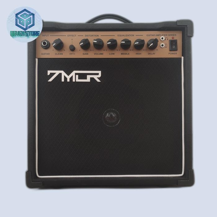 Gambar ampli gitar bass 7MOR ORIGINAL spek lengkap suara mantap Guitar Amplifier - Hitam, packing biasa dari seven store music undefined Tokopedia