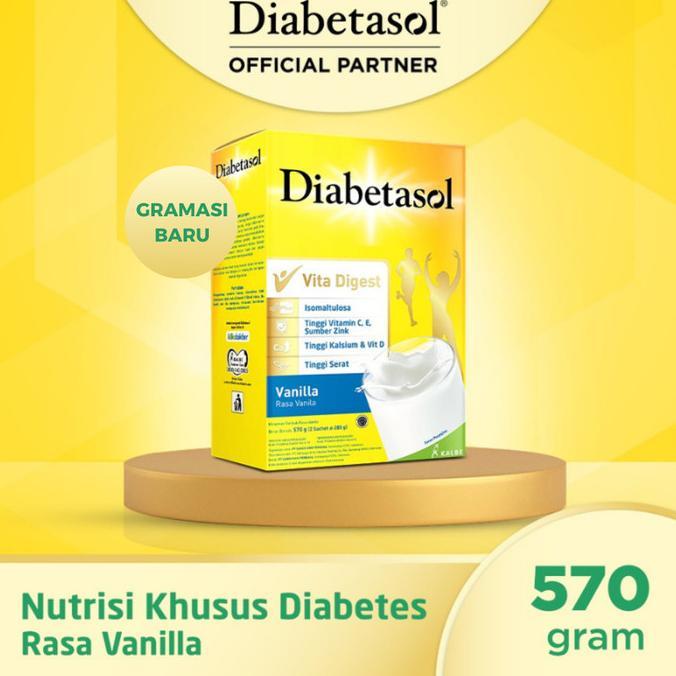 Gambar RB susu diabetasol vanila 630gr - 570gr Capuccino dari Roda Berkah ID Store undefined Tokopedia