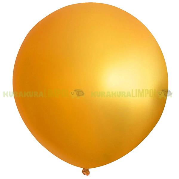 Gambar 18 Inci Inch Balon Latex Metalik Balon Warna Metallic Inch Besar Jumbo Pesta - Gold dari kurakuralimpol official undefined Tokopedia