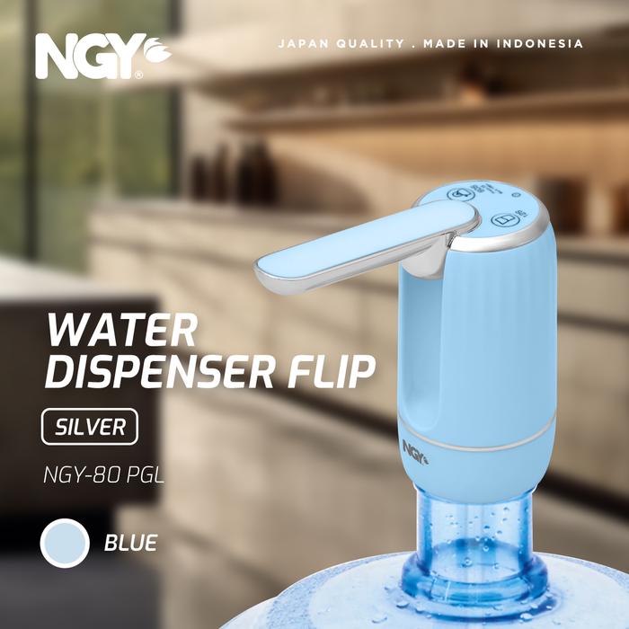 Gambar NGY Automatic Water Dispenser Pro Rechargeable / Pompa Galon Otomatis | NGY-60PG NAGOYA - NGY-80PGL-BLUE dari Nagoya Electronics undefined Tokopedia