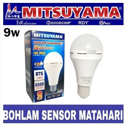 Gambar Lampu Bohlam LED Light Sensor Hannochs /Sensor Cahaya Hannochs 9W Cahaya Putih - Mitsuyama, 9W SensorCahaya dari Co&id undefined 5 Tokopedia