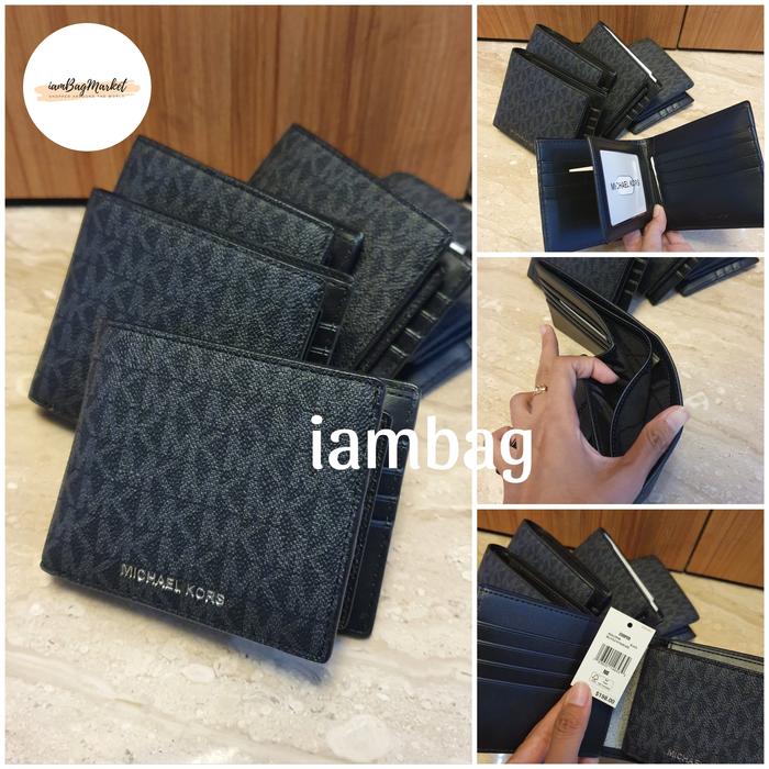 Gambar Dompet Pria MK Cooper Men's Wallet - Sign Black dari iambagmarket undefined Tokopedia