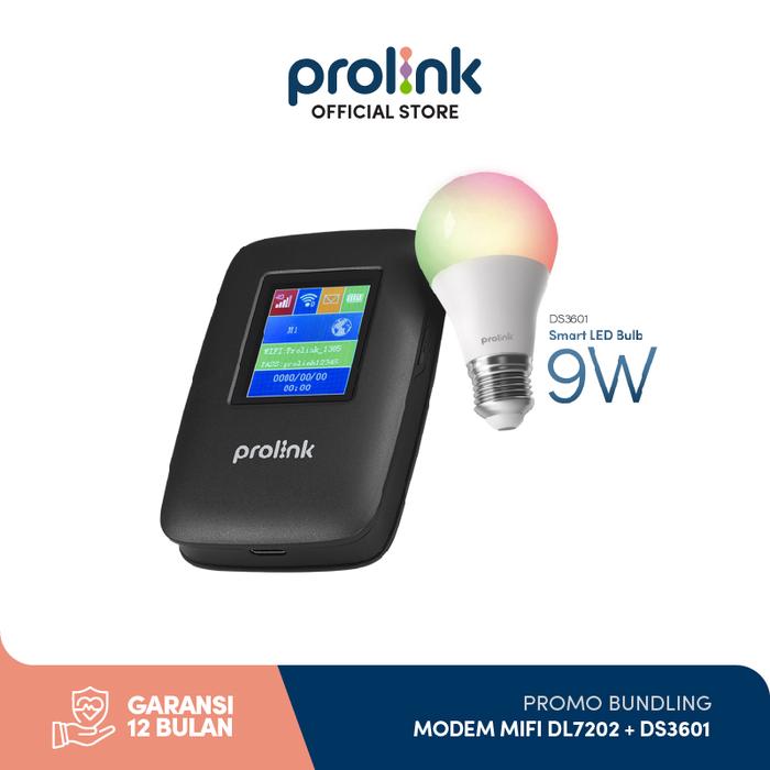 Gambar Prolink Portable 4G LTE Modem WiFi Mifi Hotspot - Modem+Smart LED dari Prolink undefined Tokopedia