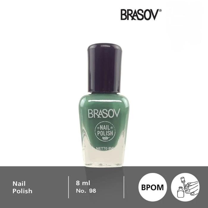 Gambar Brasov Kutek Shades Of Green Nail Polish 8ml - 98 dari Shenamora undefined Tokopedia