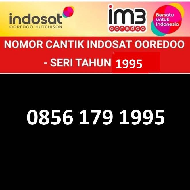 Gambar im3 ooredoo 4g plus kartu perdana nomor cantik seri tahun indosat 1995 - 160rb dari nomercantikrio undefined Tokopedia