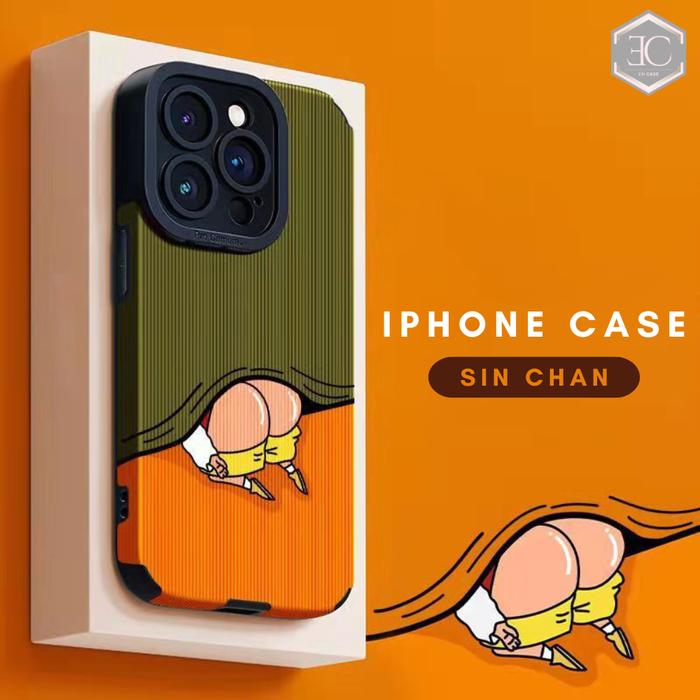 Gambar Casing Iphone 11 12 13 Pro Promax Mini Model Sin Chan Shin Chan Kartun Lucu Keren - Sin Chan Back, Ip 12 Pro dari En Case undefined Tokopedia