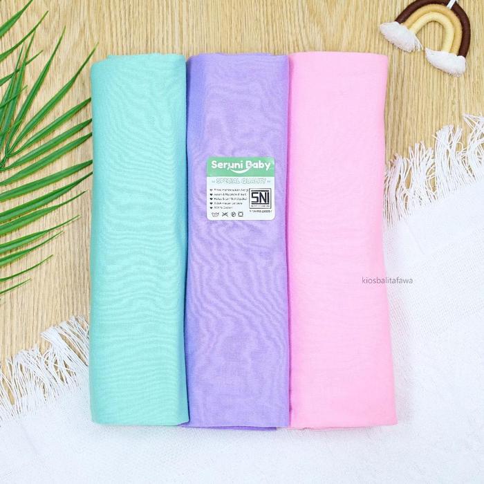 Gambar BEST PRODUCT (PER PACK) BEDONGAN BAYI NEW BORN SNI - BEDONG BAYI BARU - PASTEL - ISI 3, 110 cm x 90 cm dari Imam Koleksii undefined Tokopedia