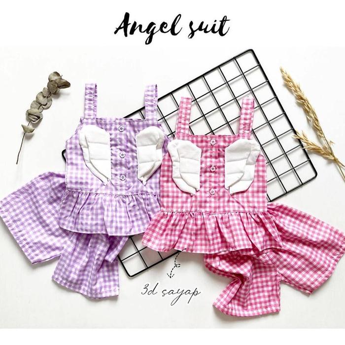Gambar BEST PRODUCT JUMPER PREMIUM KATUN JEPANG BABY FRENCH BAJU SETELAN - Angel Lilac dari Febby Adha Mall undefined Tokopedia