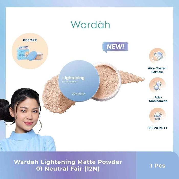 Gambar WARDAH Lightening Loose Powder - 01.Neutral Fair dari Nsbeautybdg undefined Tokopedia