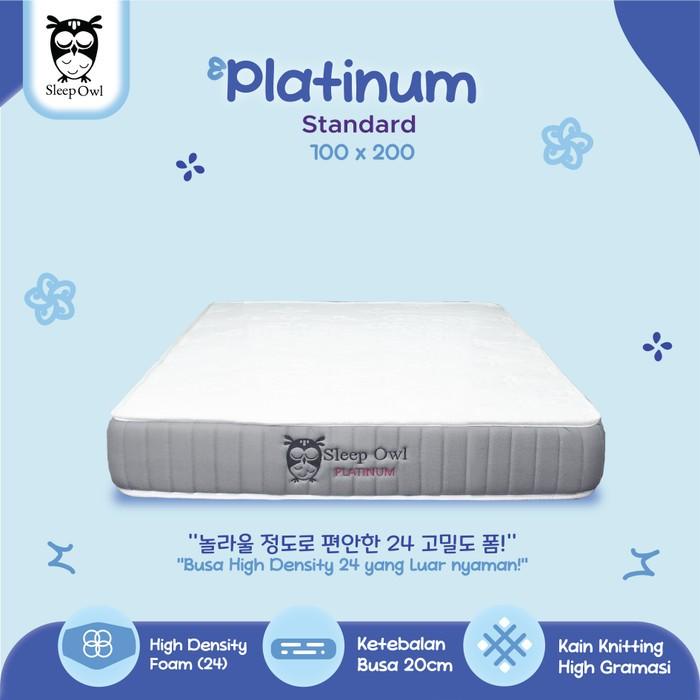 Gambar SLEEP OWL  Matras Kasur Busa Platinum Standart 100 x 200 - Grey, 100 dari Sleep Owl Springbed undefined Tokopedia