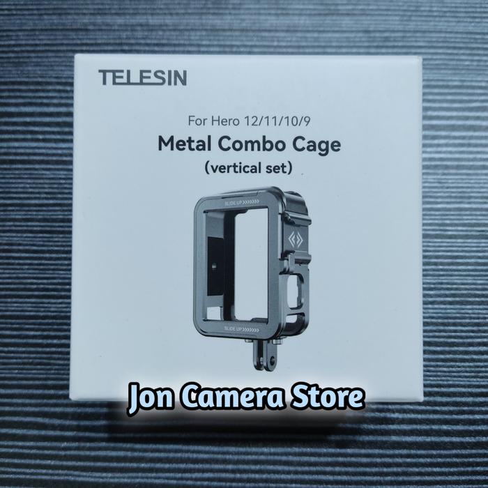 Gambar Telesin Metal Combo Cage Hero 9 Hero 10 Hero 11 Hero 12 Aluminium Cage - Vertical Set dari jon camera store undefined Tokopedia