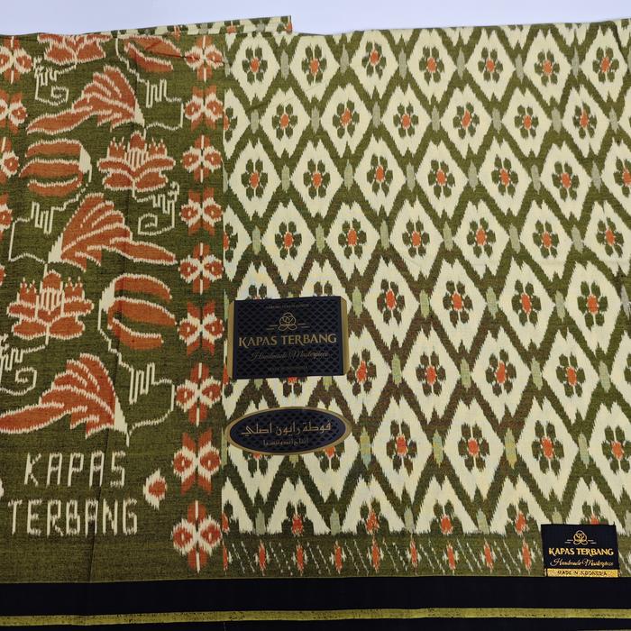 Gambar Sarung KAPAS TERBANG Goyor kuning - kuning 8 dari Sarung kapas terbang store undefined 4 Tokopedia