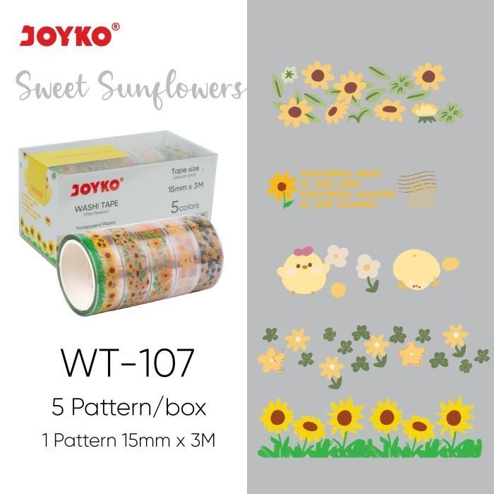 Gambar Joyko Washi Tape Set WT-107~109 | Pita Perekat - WT-107 dari Toko Prapatan_NEW Kota Administrasi Jakarta Timur Tokopedia