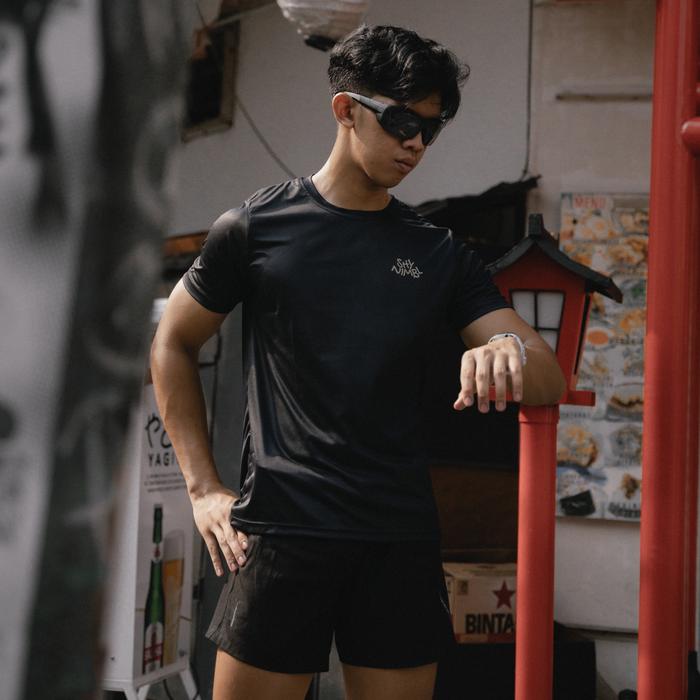 Gambar Shy nimbl Track 01 black - Men's Short seelve (Vol.2 jersey running) - S dari ShyNimbl undefined Tokopedia