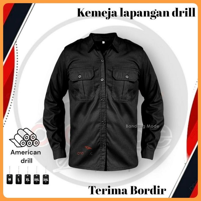 Gambar Baju Seragam PDL NET TV Trans TV - Kemeja Kerja PDH Lengan Panjang - Hitam, S dari Denn Pram undefined Tokopedia