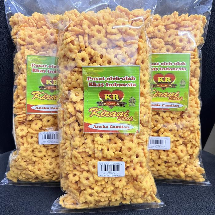 Gambar SNACK SAKURA KEMBANG RIBUT PREMIUM 500GR - KUNING 500Gr dari KIRANI SNACK PUSAT OLEH OLEH undefined Tokopedia