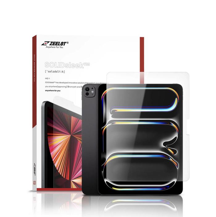 Gambar Tempered Glass iPad Pro 11 13 inch M4 2024 Zeelot SolidSleek Clear Matte Doff Dove Screen Guard Protector Anti Glare Anti Gores Kaca Original New - Crystal Clear, Pro 11 M4 dari Garuda Gadget undefined Tokopedia