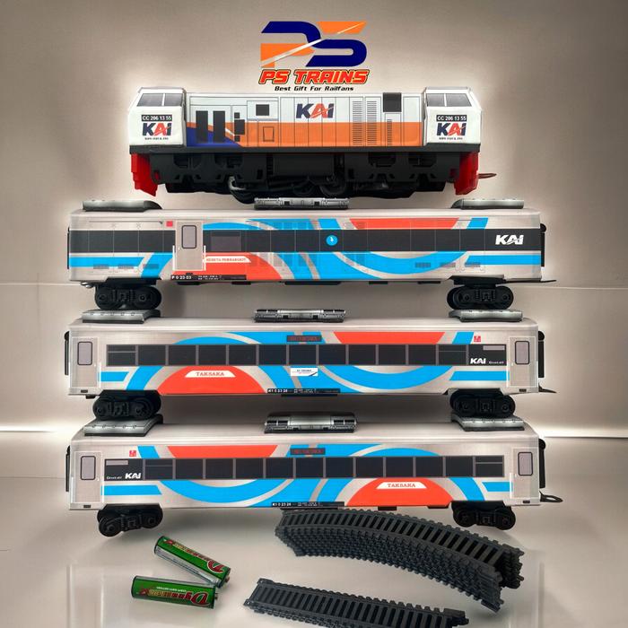 Gambar [EXCLUSIVE] RANGKAIAN MAINAN KERETA API CC206 LIVERY KAI EKSEKUTIF TAKSAKA NEW GENERATION - CLASS A dari PsTrains_NEW undefined Tokopedia