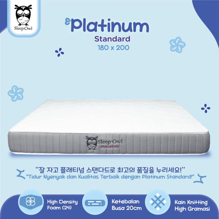 Gambar SLEEP OWL  Matras Kasur Busa Platinum Standart 180 x 200 - Grey, 180 dari Sleep Owl Springbed undefined Tokopedia