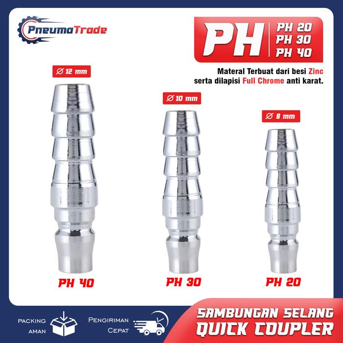 Gambar Quick coupler sambungan selang PF coupling PF SAMBUNGAN SELANG ANGIN COUPLER SF-PF-SH-PH-SM-PM - PH, 20 dari PNEUMATRADE undefined Tokopedia