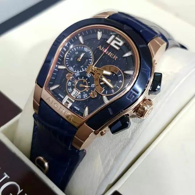 Promo Jam Tangan Pria Aigner Palermo A58500 Chronograph Supee