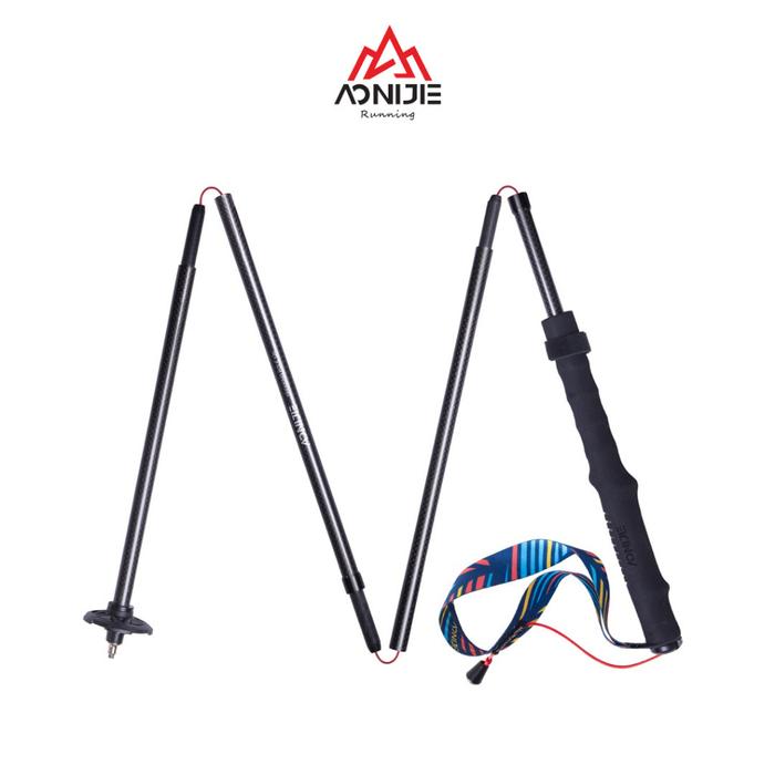 Gambar Aonijie Foldable Carbon Fiber Trekking Pole E4204 - Stick Trail Hiking dari Ready_Gan undefined Tokopedia