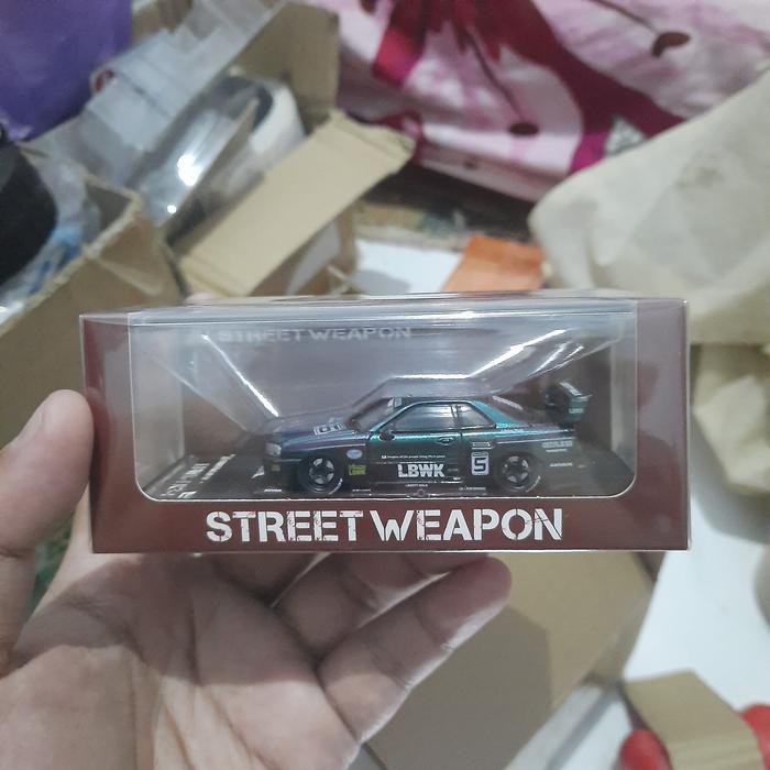 Gambar Street Weapon Warrior Nissan Skyline LBWK ER34 Super Silhouette LB Works R34 not mini GT cm model hotwheels - Chameleon dari qanqua undefined Tokopedia