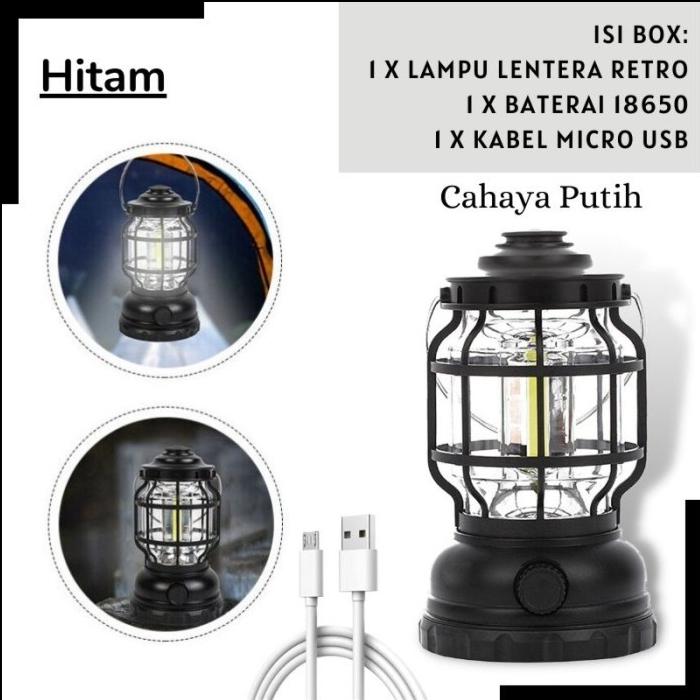 Gambar Lampu LED Lentera Camping/Petromak LED Lampu Tenda Emergency Outdoor - Putih dari Lampu LED Store undefined Tokopedia