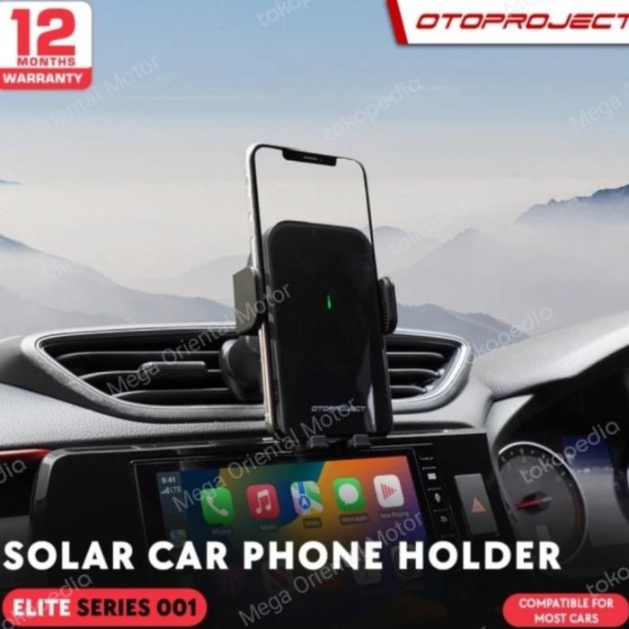 Gambar Car Phone Holder With Solar Power Auto Lock Otoproject dari Mega Otoproject Cakung undefined Tokopedia