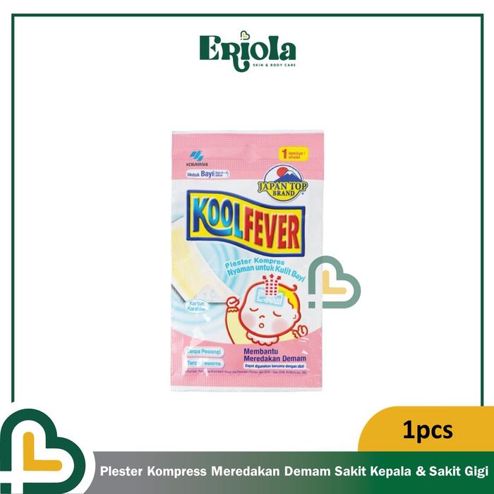 Gambar KoolFever Plester Kompres Demam Penurun Panas Bayi Anak dan Dewasa Cooling Patch - Bayi dari Bennett Lee_NEW undefined Tokopedia