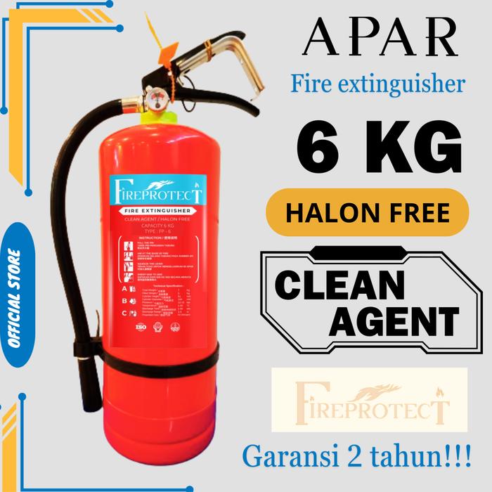 Gambar Apar pemadam Clean agent AF11 6kg / apar halon free 6kg merk HOLY FIRE dari FIRE PROTECT SAFETY TOOLS undefined Tokopedia