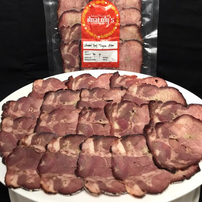 Gambar Lidah Sapi Asap / Smoked Beef Tongue / Gyutan (Slices) 100gr dari Anatolys undefined Tokopedia