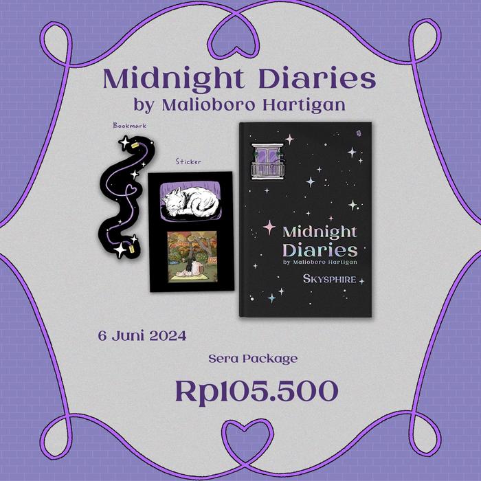Gambar Buku Novel - Midnight Diaries - Jahit Benang by malioboro (Hardcover) - Skyphire - Bukune - Bumifiksi - PO Sera Package dari Bumi Fiksi Makassar undefined Tokopedia