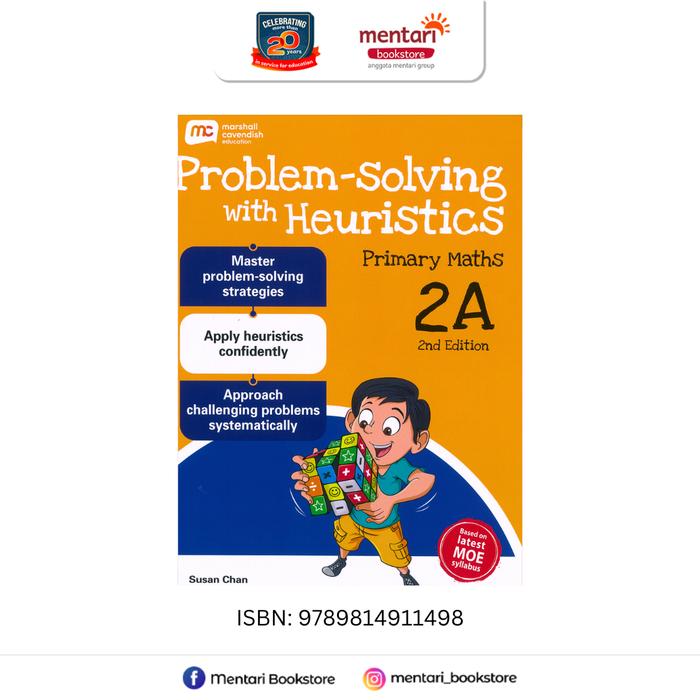 Gambar Marshall Cavendish Problem Solving with Heuristics Primary Maths 2nd Edition | Buku SD - Level 2A dari Mentari Books Indonesia undefined Tokopedia